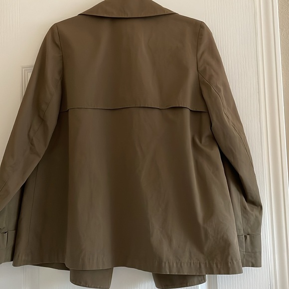 EVERLANE Khaki Double-Breasted Coat - Picture 4 of 8